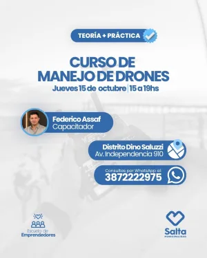Curso de Manejo de Drones - 15/10/2026