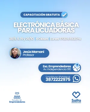 Electrónica básica para licuadoras - 28/09/2026