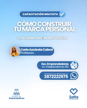 Cómo construir tu marca personal - 29/09/2026