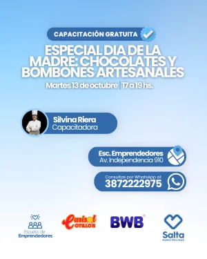 Especial dia de la madre: chocolates y bombones artesanales - 13/10/2026
