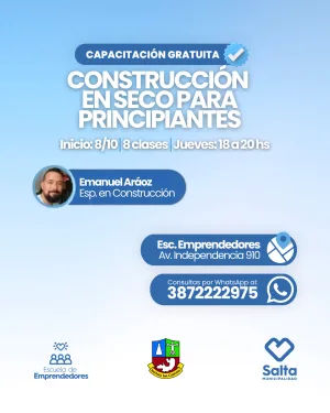 Construcción en seco para principiantes - 08/10/2026