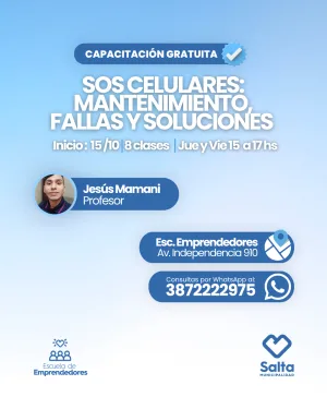S.O.S Celulares: Mantenimiento, fallas y soluciones - 15/10/2026