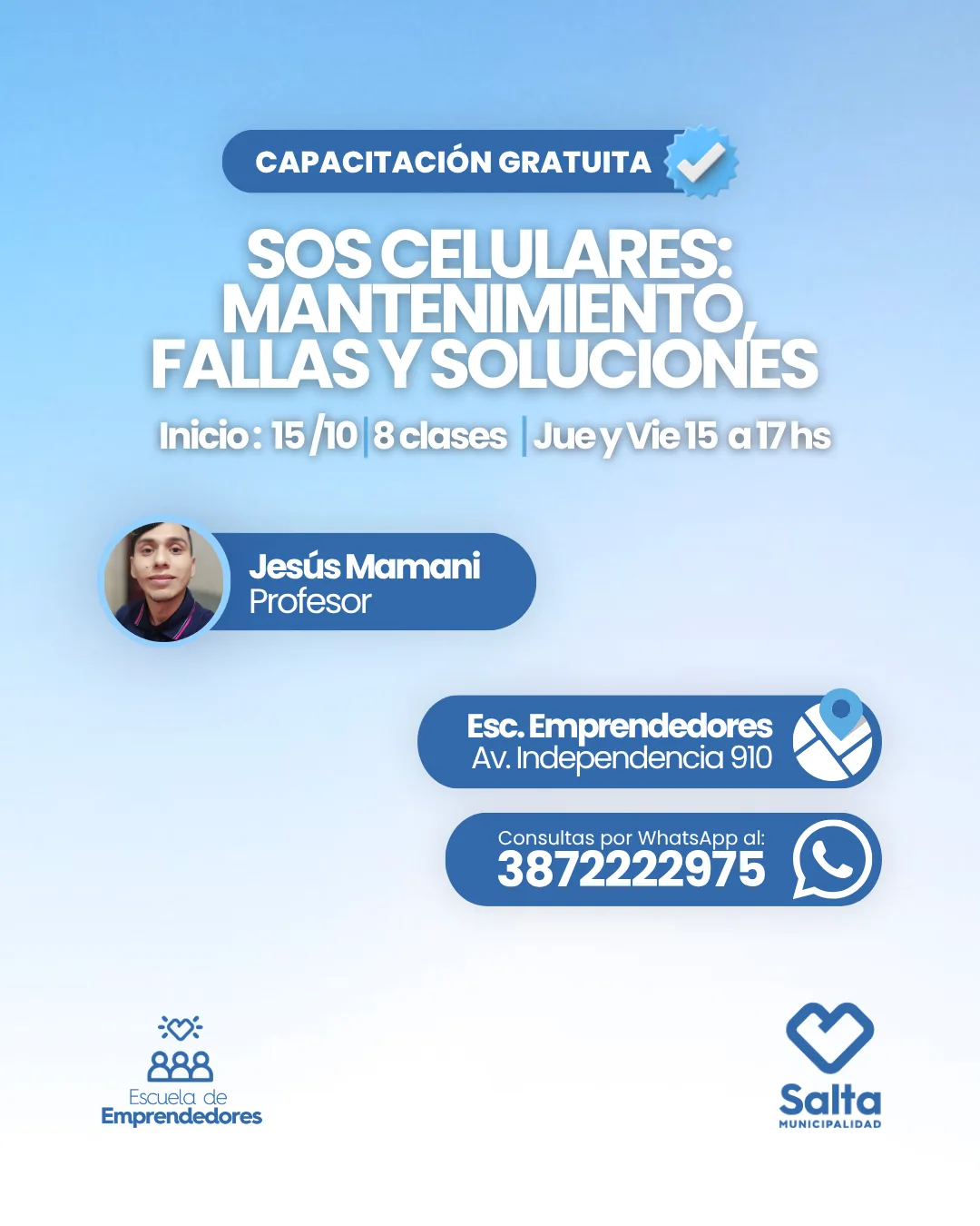S.O.S Celulares: Mantenimiento, fallas y soluciones - 15/10/2026