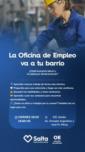 La Oficina de Empleo va a tu barrio (CIC Unión)