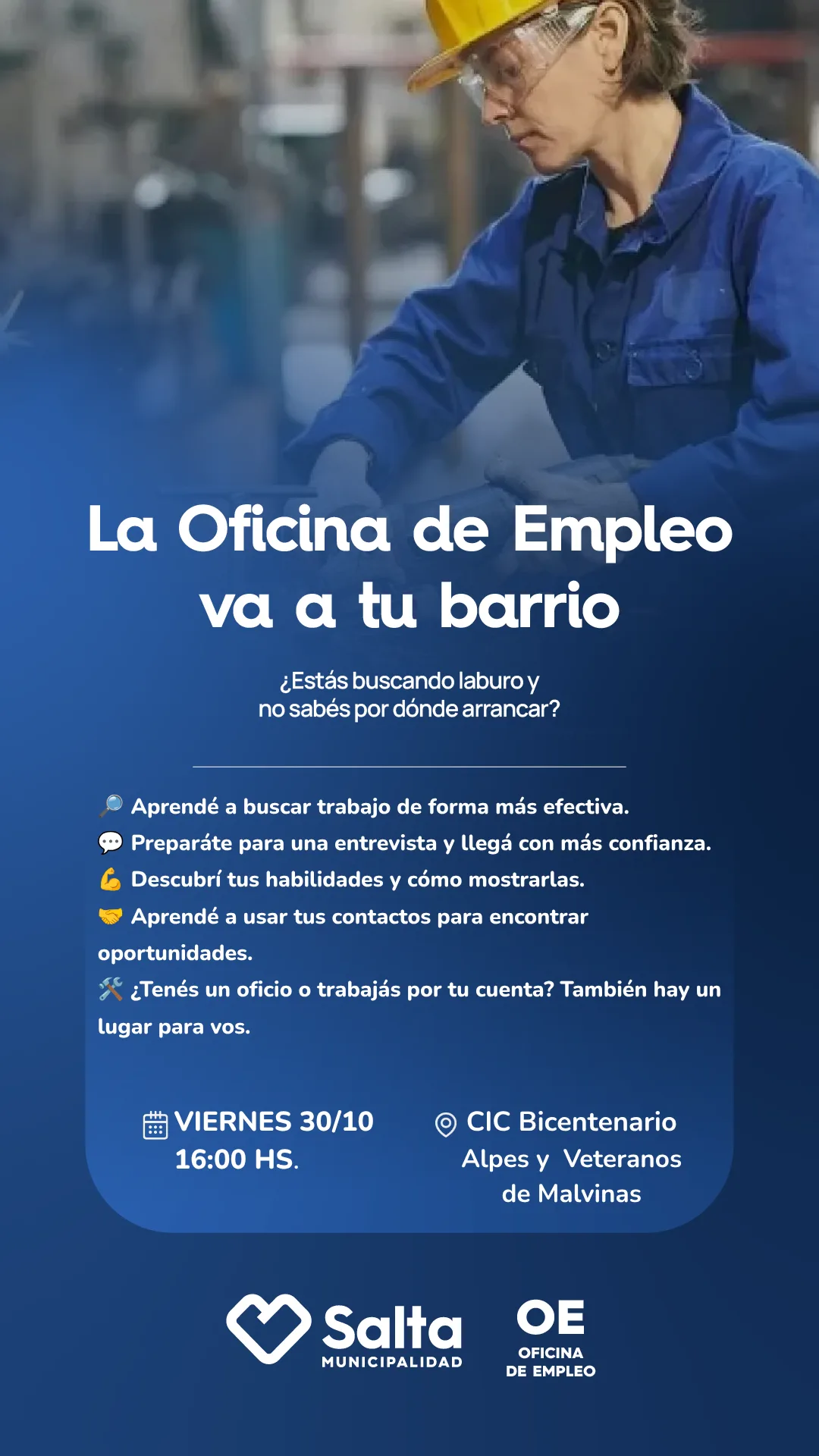 La Oficina de Empleo va a tu barrio (CIC Bicentenario)