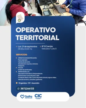 OPERATIVO TERRITORIAL BARRIO EL CAMBIO