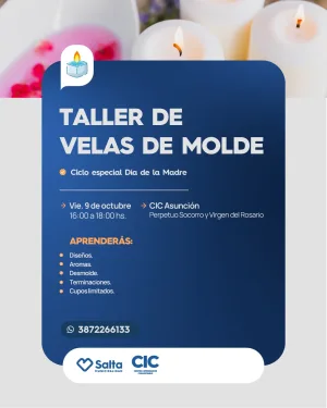TALLER DE VELAS DE MOLDE