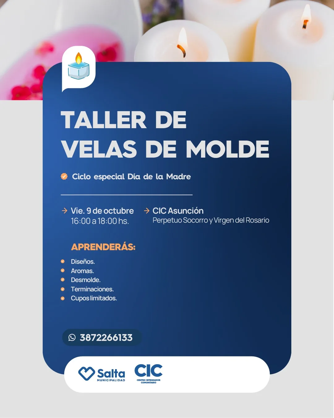 TALLER DE VELAS DE MOLDE