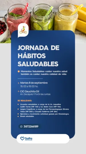 JORNADA DE HÁBITOS SALUDABLES - CIC GAUCHITO GIL