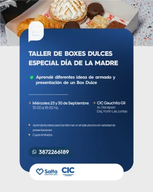 TALLER DE BOXES DULCES - CIC GAUCHITO GIL