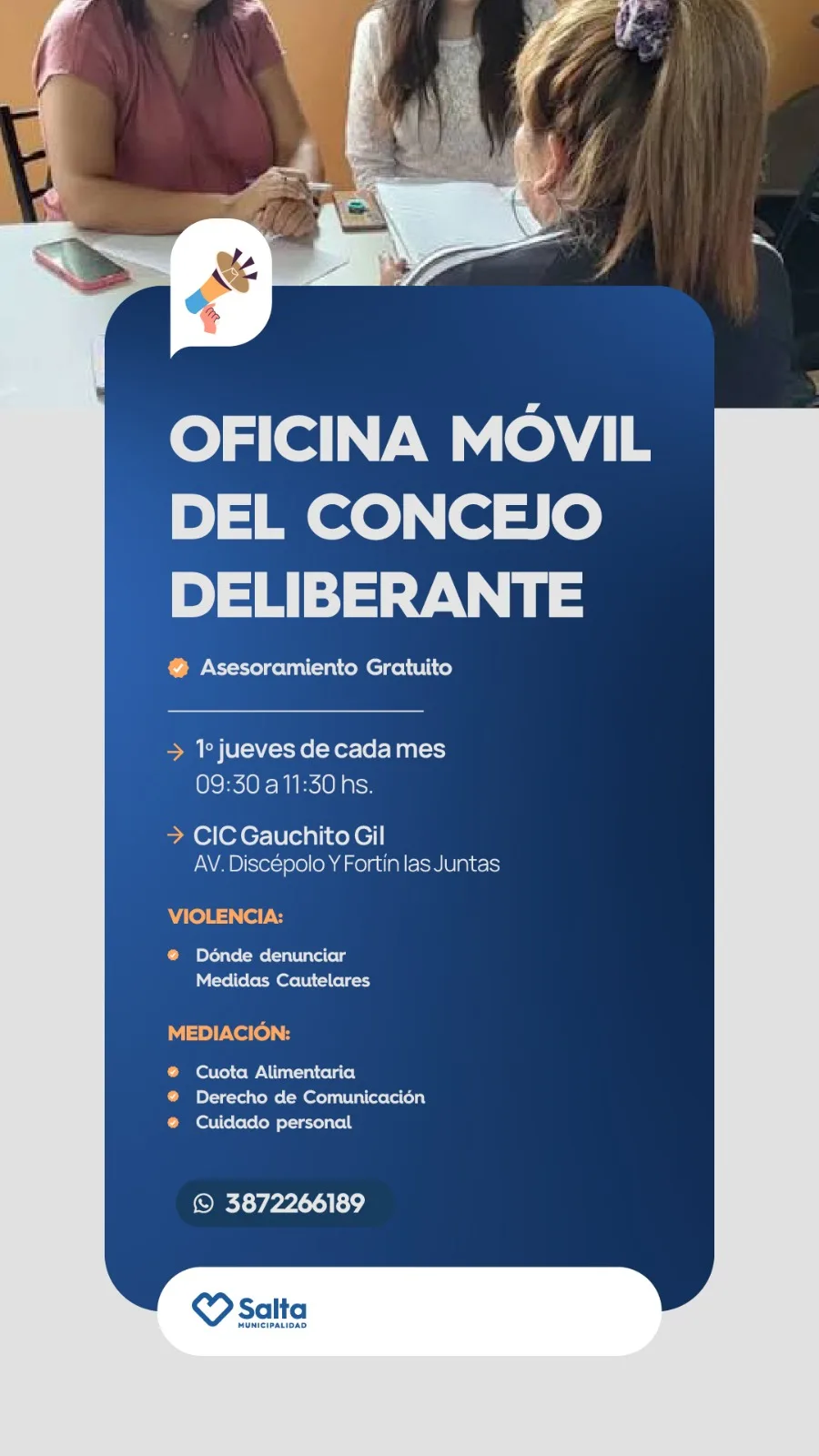OFICINA MOVIL DEL CONCEJO DELIBERANTE - CIC GAUCHITO GIL