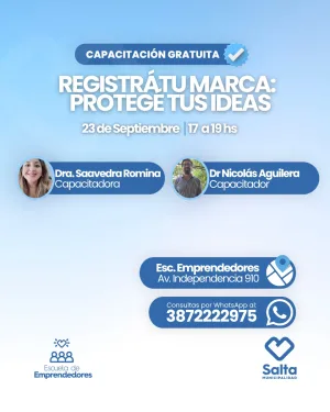 Cómo registrar tu marca: protegé tus ideas - 23/09/2026