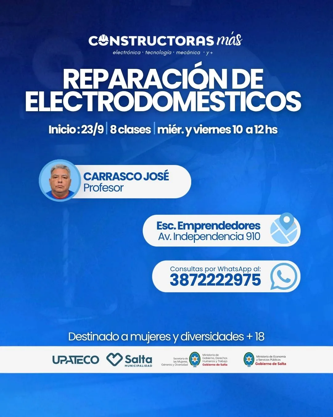 Curso universitario de reparación de electrodomésticos - 23/09/2026