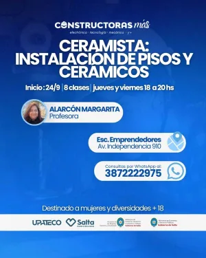 Curso universitario de ceramista: instalación de pisos y cerámicos - 24/09/2026