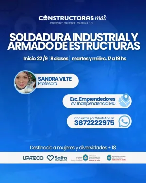 Soldadura industrial y armado de estructuras - 22/09/2026