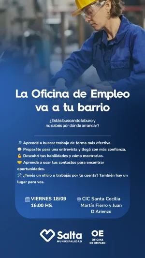 LA OFICINA DE EMPLEO VA A TU BARRIO - CIC SANTA CECILIA