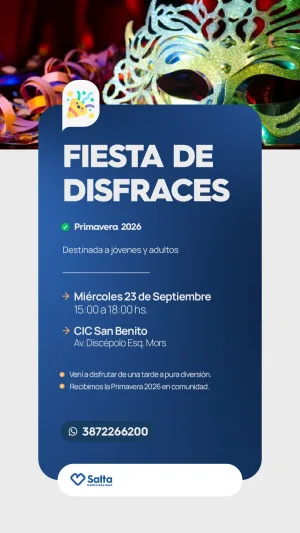FIESTA DE DISFRACES- CIC SAN BENITO