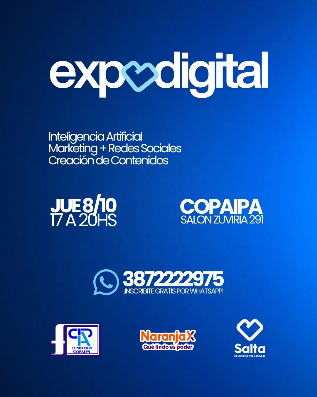 Expodigital: inteligencia artificial, marketing y redes sociales, creación de contenidos - 08/10/2026