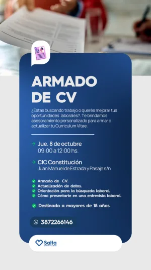ARMADO DE CV - CIC CONSTITUCION
