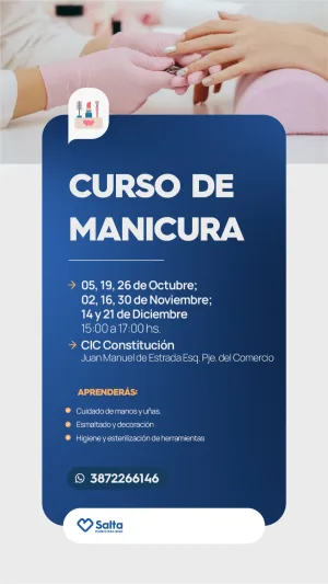 CURSO DE MANICURA - CIC CONSTITUCION