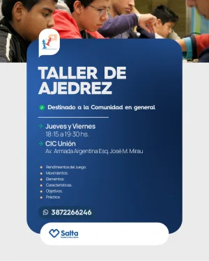 TALLER DE AJEDREZ- CIC UNION
