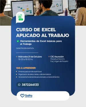 CURSO DE EXEL APLICADO AL TRABAJO