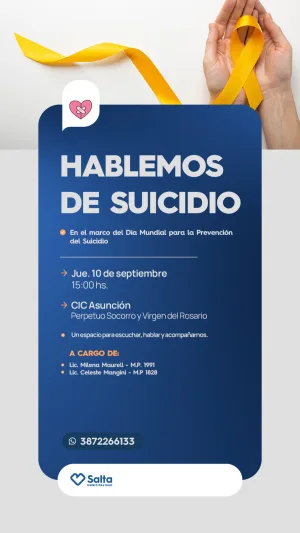 HABLEMOS DE SUICIDIO - CIC ASUNCION