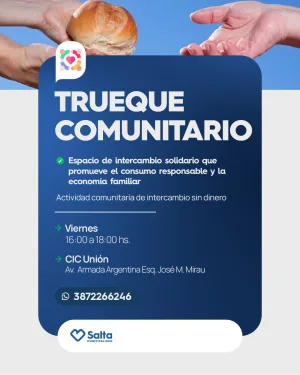TRUEQUE COMUNITARIO- CIC UNIÓN