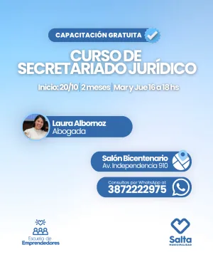 Curso de secretariado jurídico - 20/10/2026
