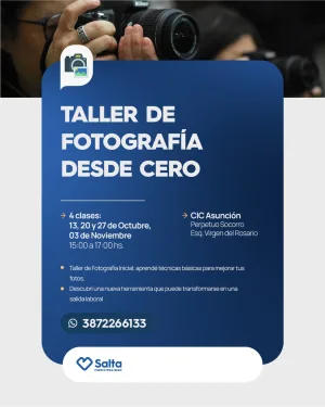 TALLER DE FOTOGRAFIA DESDE CERO