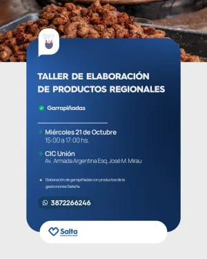TALLER DE ELABORACIÓN DE PRODUCTOS REGIONALES-CIC UNIÓN