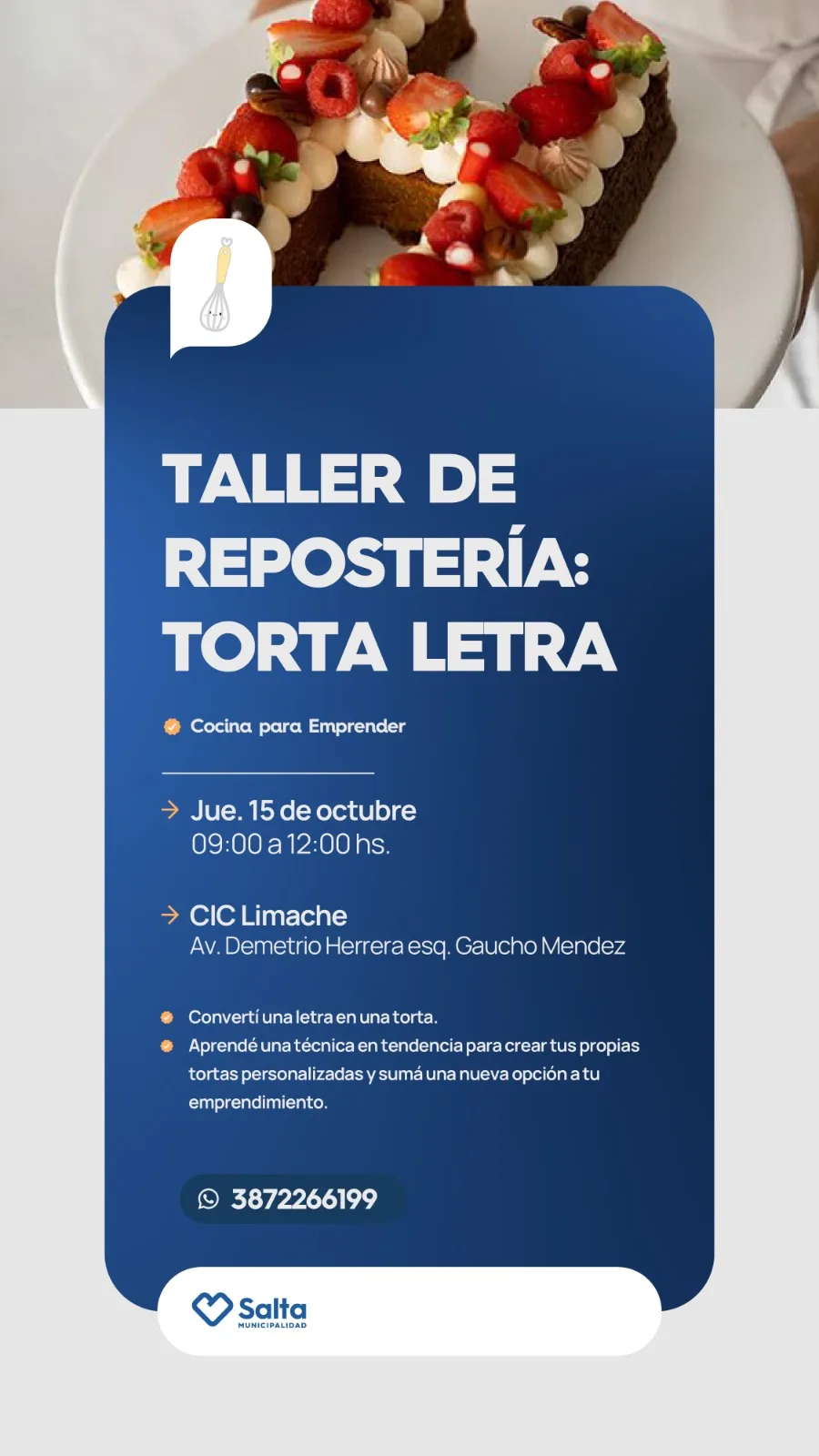 TORTA LETRA - CIC LIMACHE