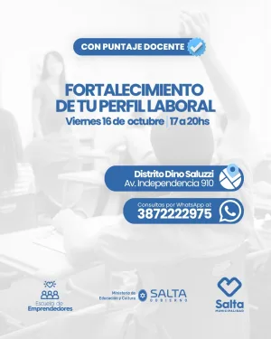 Fortalecimiento de tu perfil laboral - 16/10/2026