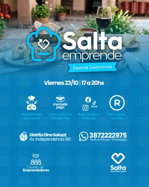 Salta Emprende: Especial Gastronomía - 23/10/2026