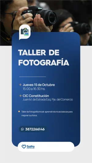 TALLER DE FOTOGRAFIA - CIC CONSTITUCION