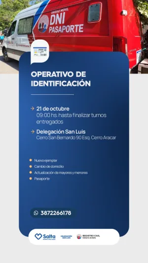📢 ¡OPERATIVO DE IDENTIFICACIÓN ! 🪪