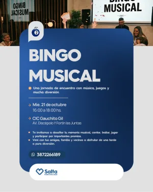BINGO MUSICAL EN EL CIC - CIC GAUCHITO GIL