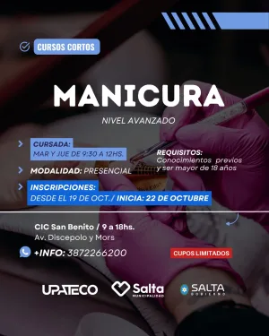 MANICURA NIVEL AVANZADO- CIC SAN BENITO