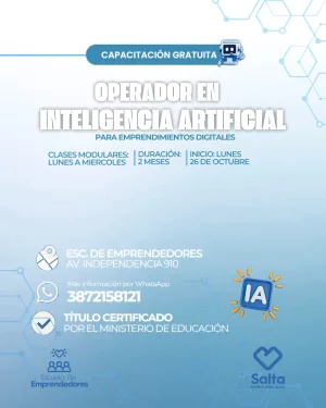 Operador/a en Inteligencia Artificial para Emprendimientos Digitales - 26/10/2026