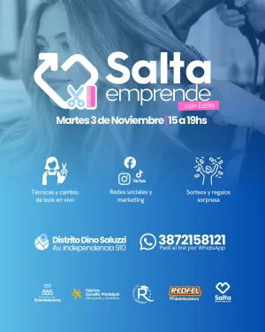 Salta Emprende con estilo - 03/11/2026