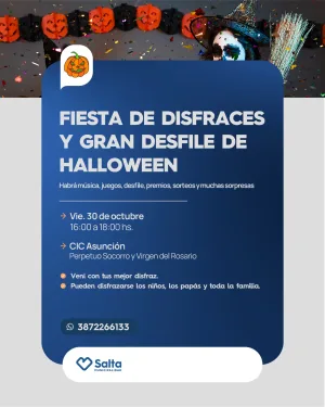 🎃 Fiestas de Disfraces y Gran Desfile de Halloween en el CIC Asunción 👻