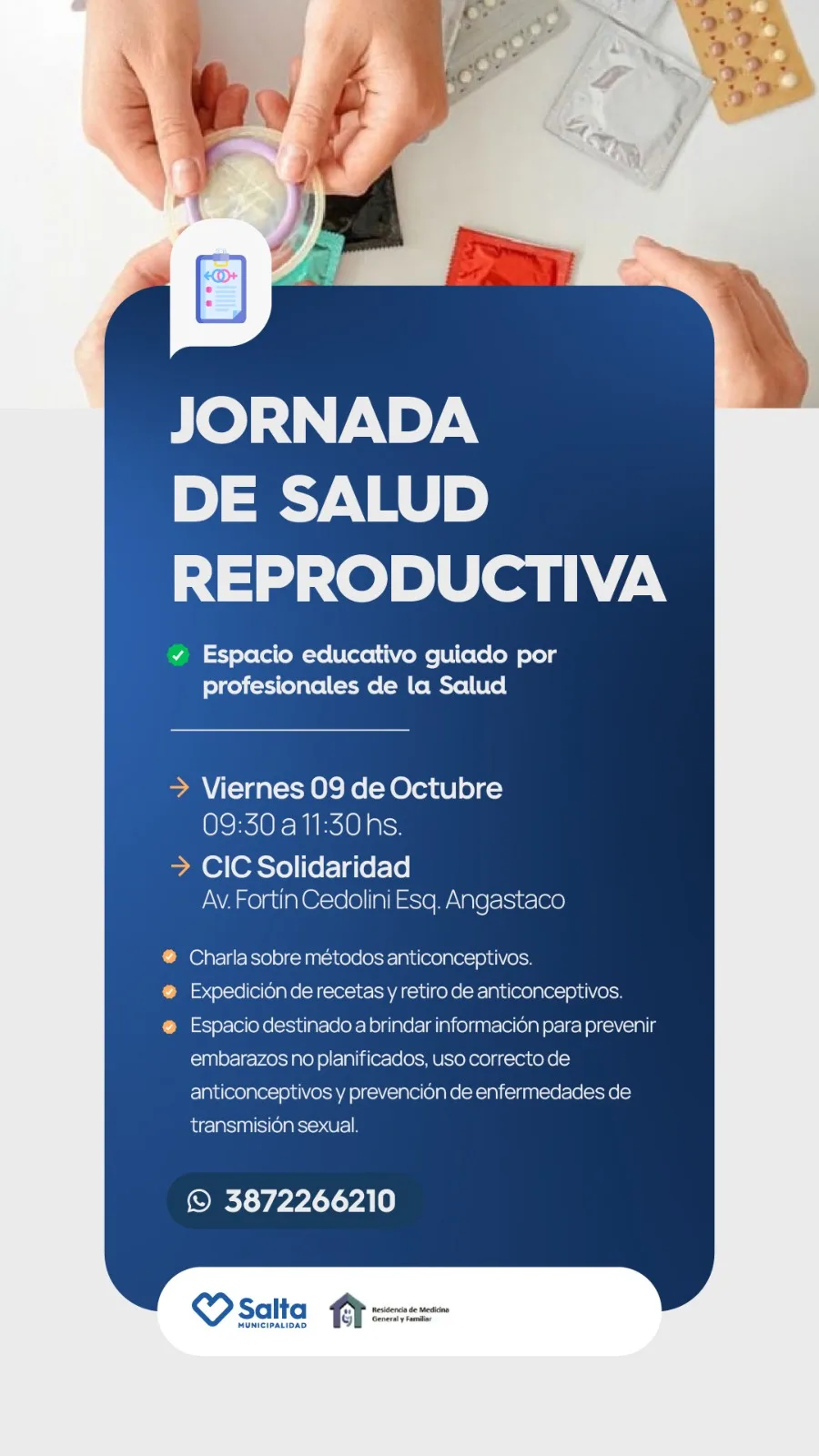 JORNADA DE SALUD REPRODUCTIVA. CIC SOLIDARIDAD
